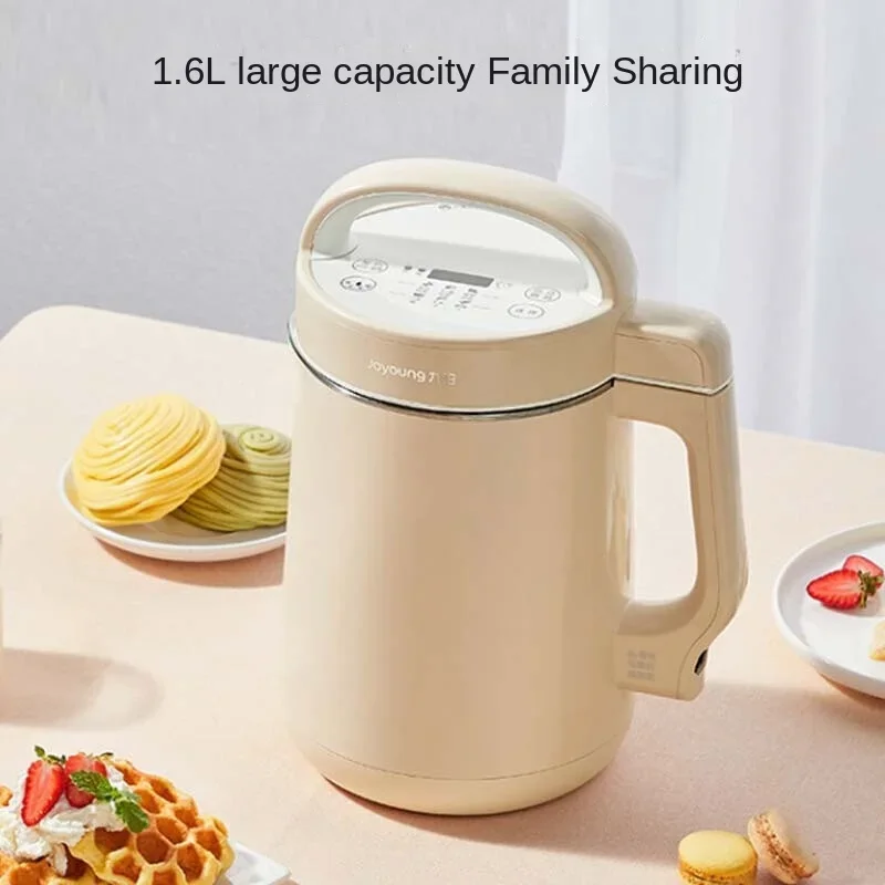 Joyoung Sojamelkmachine 1.3-1.6L Muurbreukfilter Gratis Volautomatische Huishoudelijke Sapcentrifuge DJ16G-D2575 Draagbare Blender