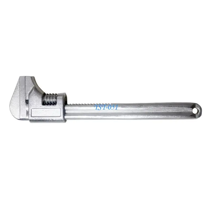 

E15A Adjustable Wrench Wide Jaw Wrench Plumber Pipe Repair Tool for Home, Garage, Workshop Repair Tool
