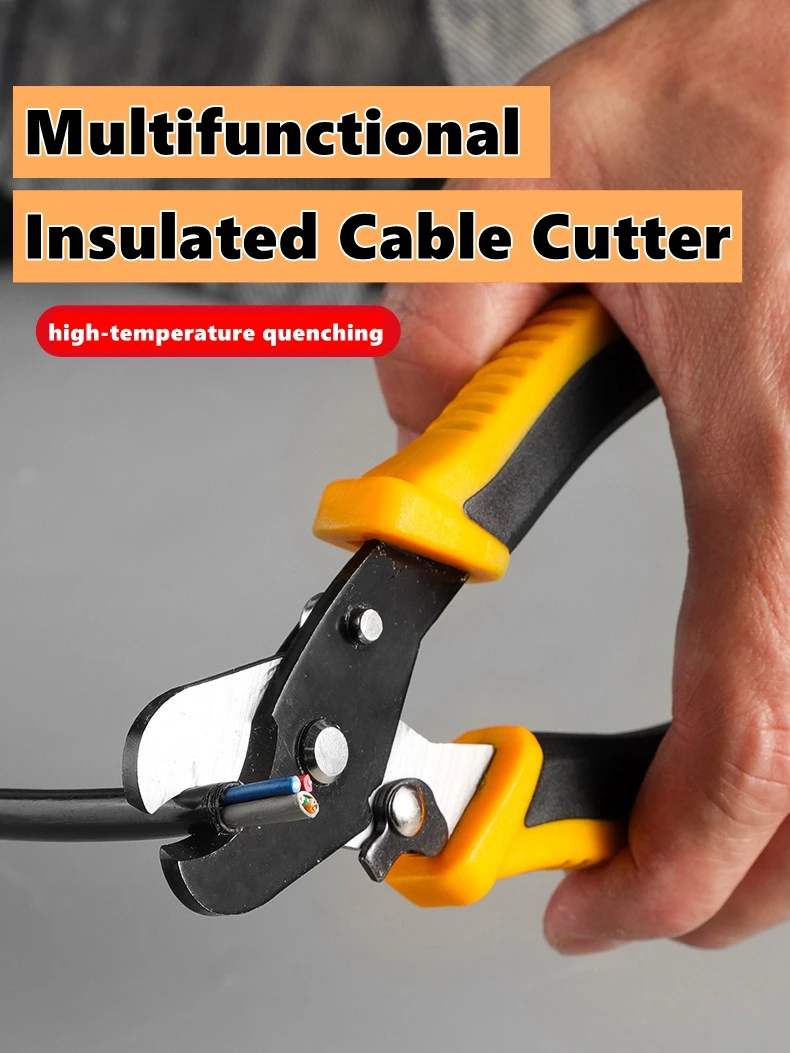 Cable Cutters for Electrical Wire Stripper Plier Multifunction Wire Cutting Tool Stripping Scissors Electrician Hand Tools
