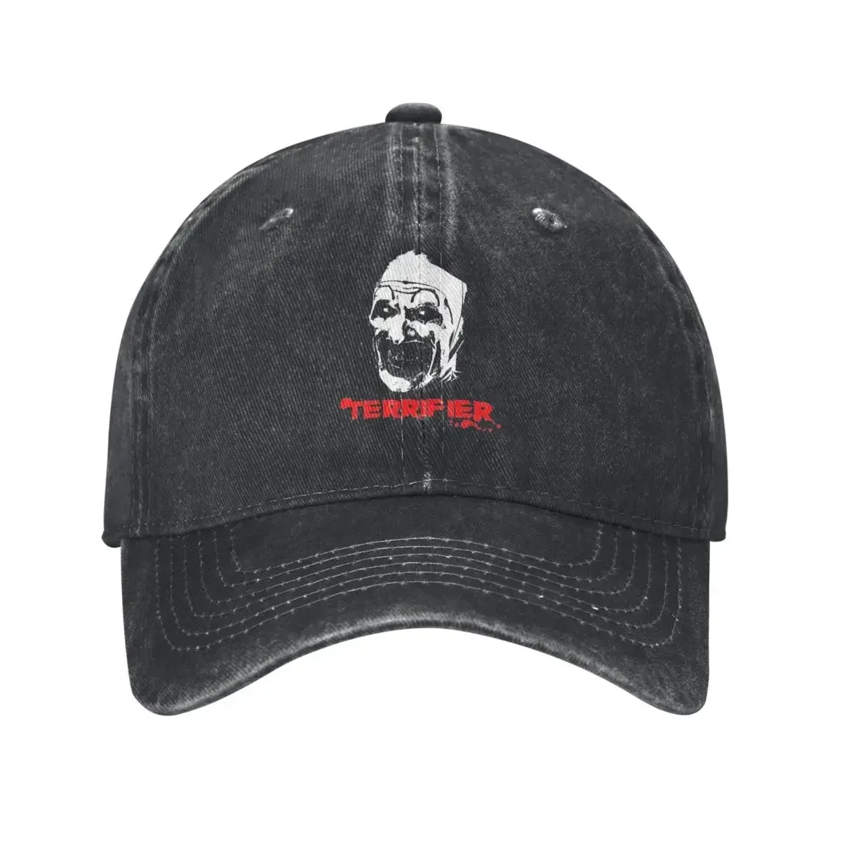 New Terrifier Clown Terror Film Baseball Cap Spooky And Scary Clown Retro Unisex Teens Hip Hop Dad Hats Outdoor Sun Baseball Cap