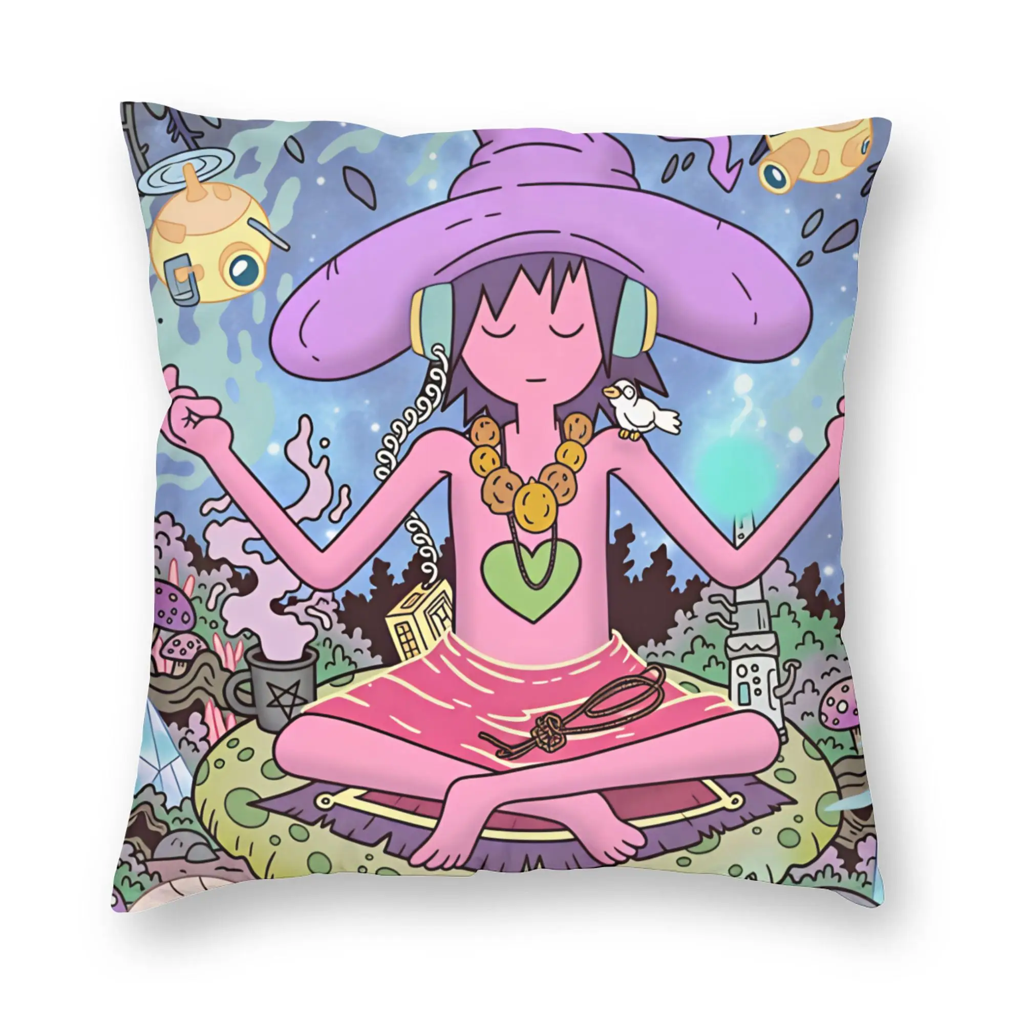 Pillow Cover Cartoon M-Midnight Gospel  Kawaii Pillow Case For Sofa Home Decor Pillowcases
