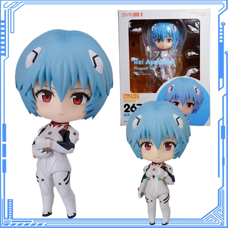 

GSC Original EVA Model Kit Anime Figure Nendoroid 2676 Rei Ayanami Plugsuit Ver. Action Figure Joints Movable Model Toys Gifts