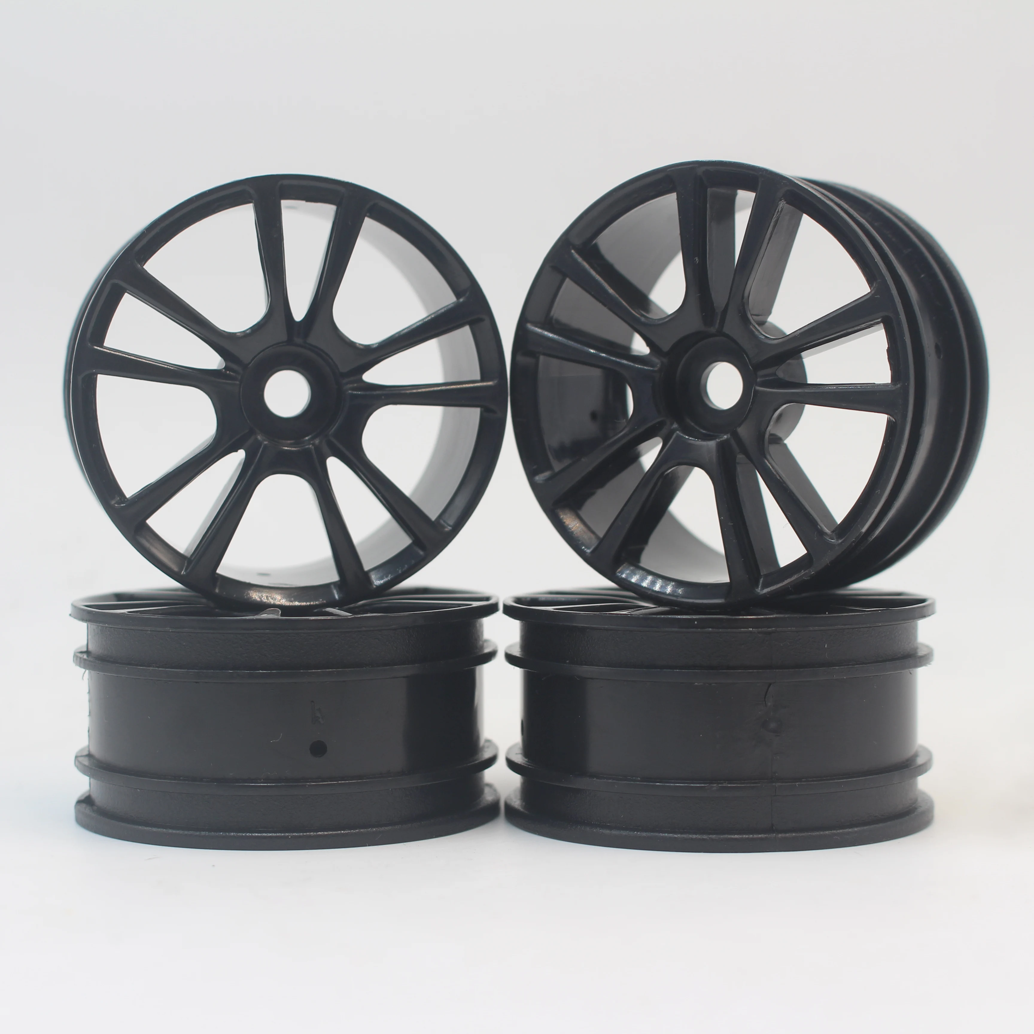 4 pezzi 1/10 Touring & Drift cerchio in Nylon 1/10 cerchio da Rally THD5S 0mm Offset adatto per 1:10 Touring & Drift Rally Car 1/10 Rim