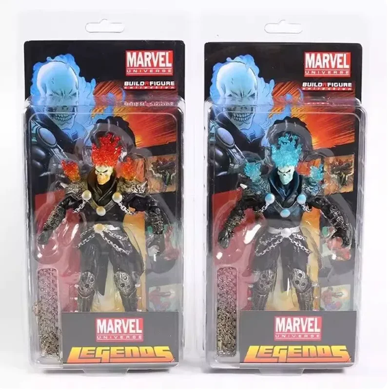Ghost Rider Johnny Blaze Double Head Action Figure Soul Chariot Collectible Model Toy Ornament For Fans Birthday Gifts view 5