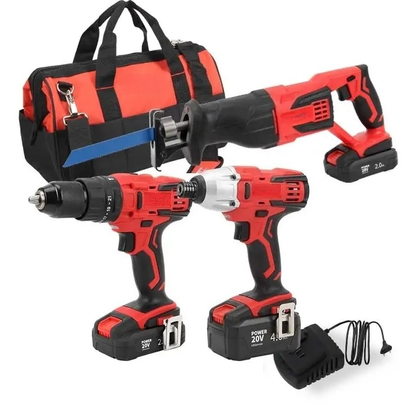 P0002B-Y-1 2023 Hot Selling Model 20v One Run To All  Professional Cordless Power Combo Set Kit
