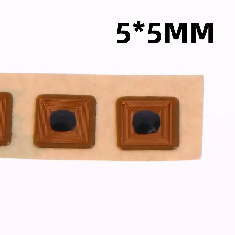 New Sale.5x5mm Mini FPC NFC Ntag213 Label 5/10Pcs 1mm Read Range RFID Sticker For Access Control Supply Chain Management Supply