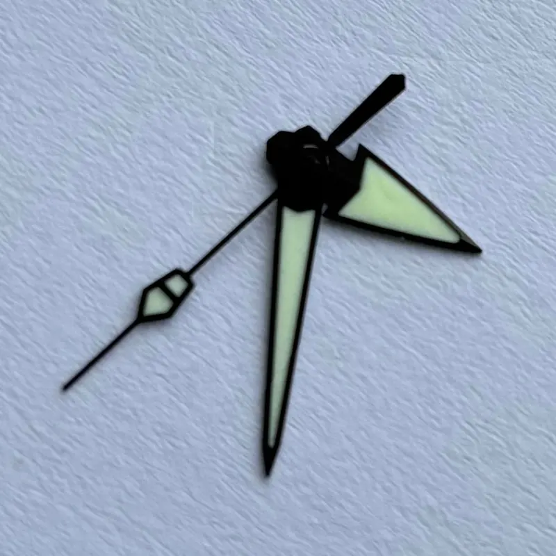 Watch Modify Parts C3 Luminous Golden/Black Watch Hand Suitable For NH35/36/4R/6R Movement