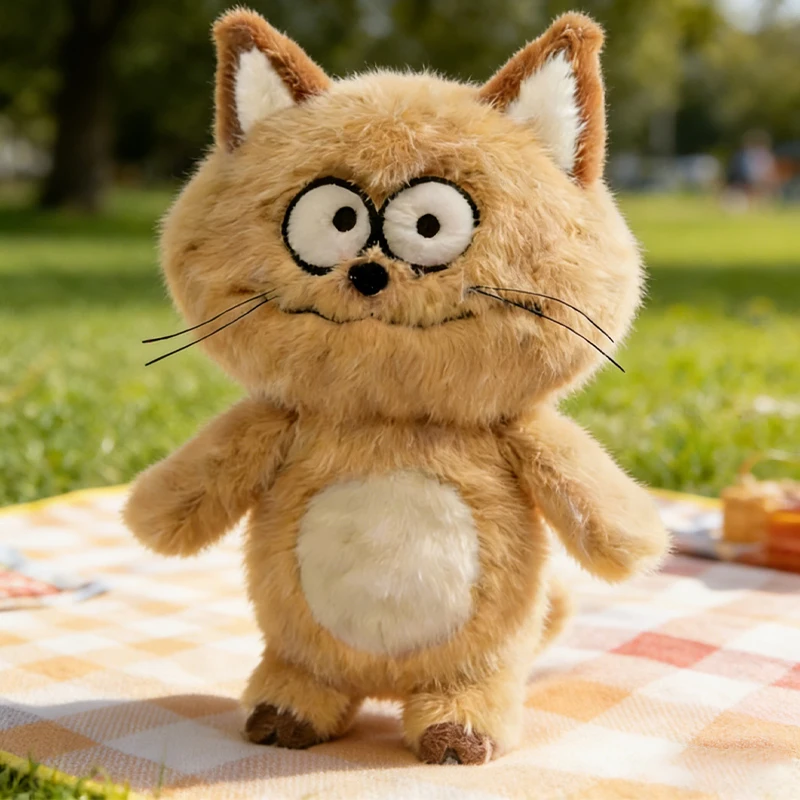 

Милые плюшевые игрушки-кошки: абстрактные куклы-животные, компаньоны для сна, уникальные куклы-котята, украшения для стола, праздничные подарки для друзей