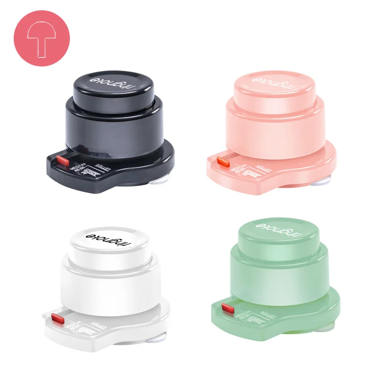 

2-hole Mushroom Hole Puncher DIY Idolize Card Book Manual Book Loose-leaf Bookbinding Punching Machine for Disc Bind