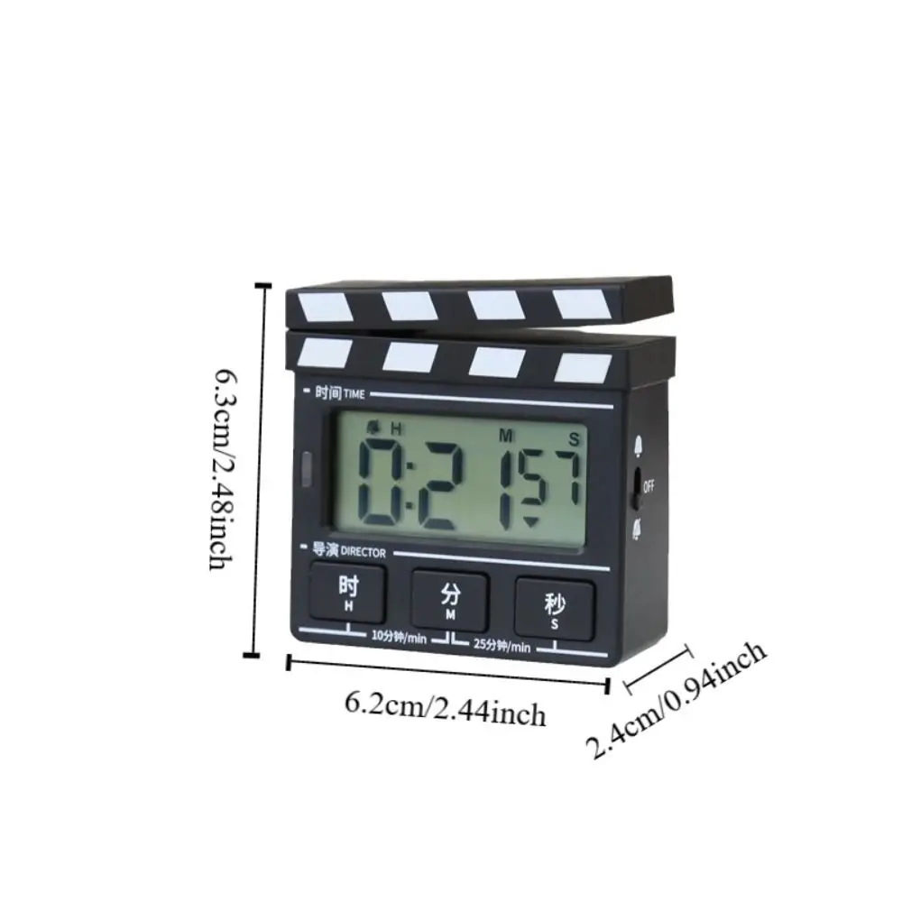ABS Electronic Timing Retro Board Shape Classroom Timed Reminder Digital Countdown Timer Magnetic Adsorption Time Manager