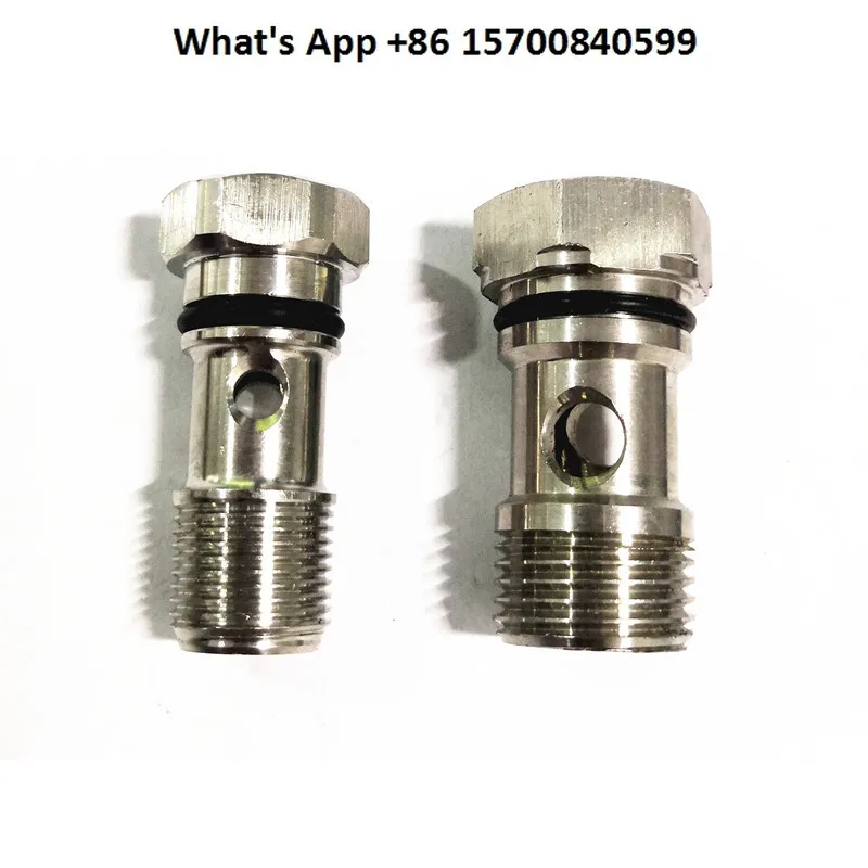 Pump head pressure regulator three-way screw four-point joint 250kg 300bar fog valve