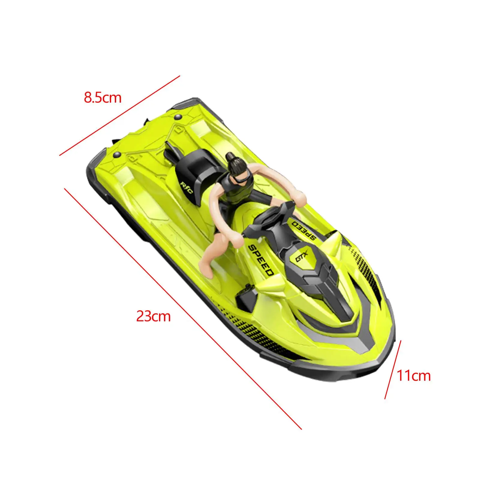 RC Motorboat Speedboat Water Toy 2.4G Simulation Waterproof Electric Motorboat