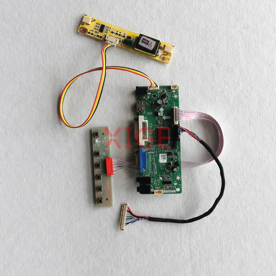 

Плата контроллера экрана для LP171WP6, LP171WP5, LP171WP7, LP171WP3, 1440*900, VGA, DVI, HDMI, 1440x900, 30-контактный LVDS, 2-CCFL, комплект для самостоятельной сборки