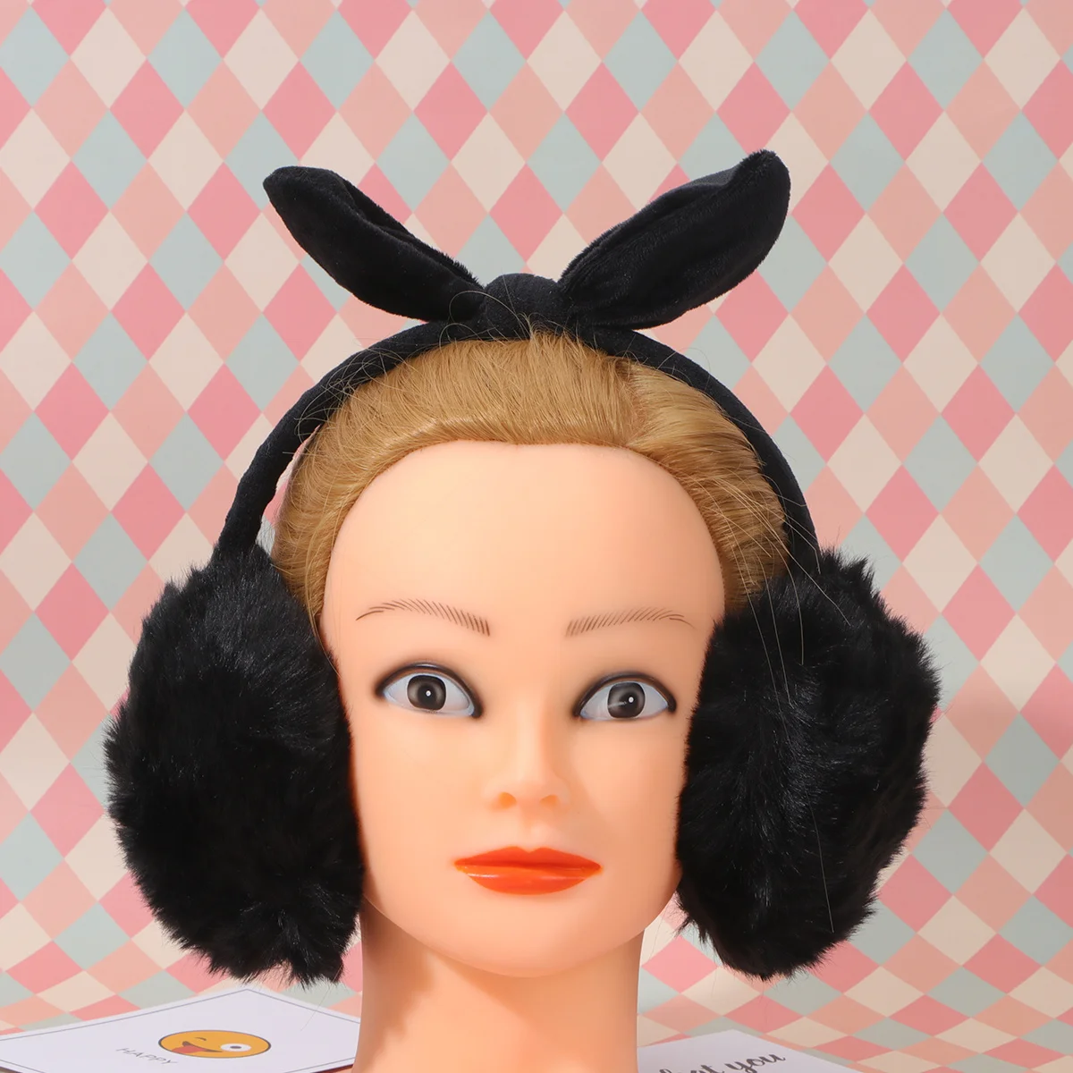 

Warm Earmuffs Navy Blue Cute Black Running Women Headwear Warmer Covers