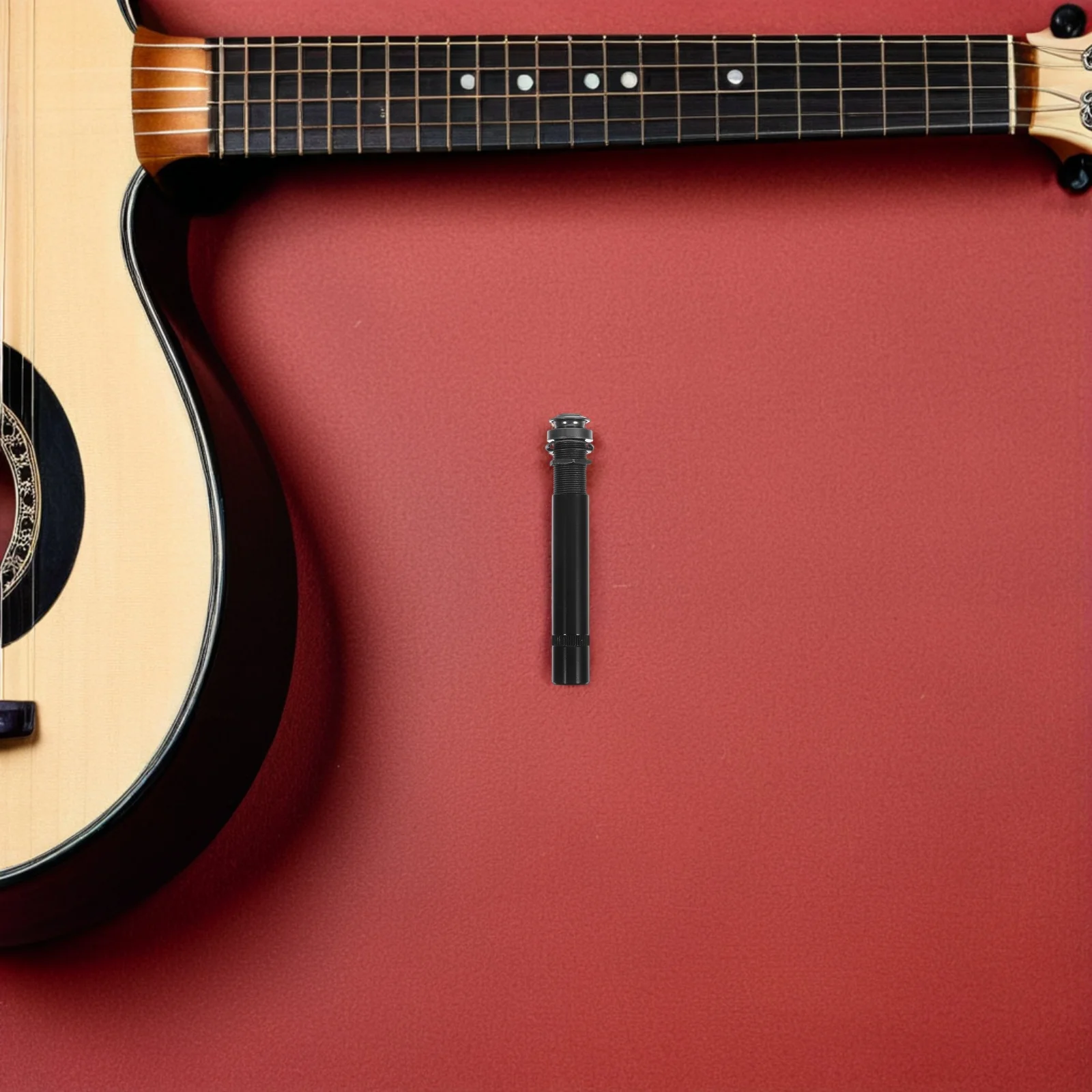 

Guitar End Pin Jack: Threaded Output Jack Socket Metal for Bass & Acoustic Electric Guitar - Bass Instrument Accessories