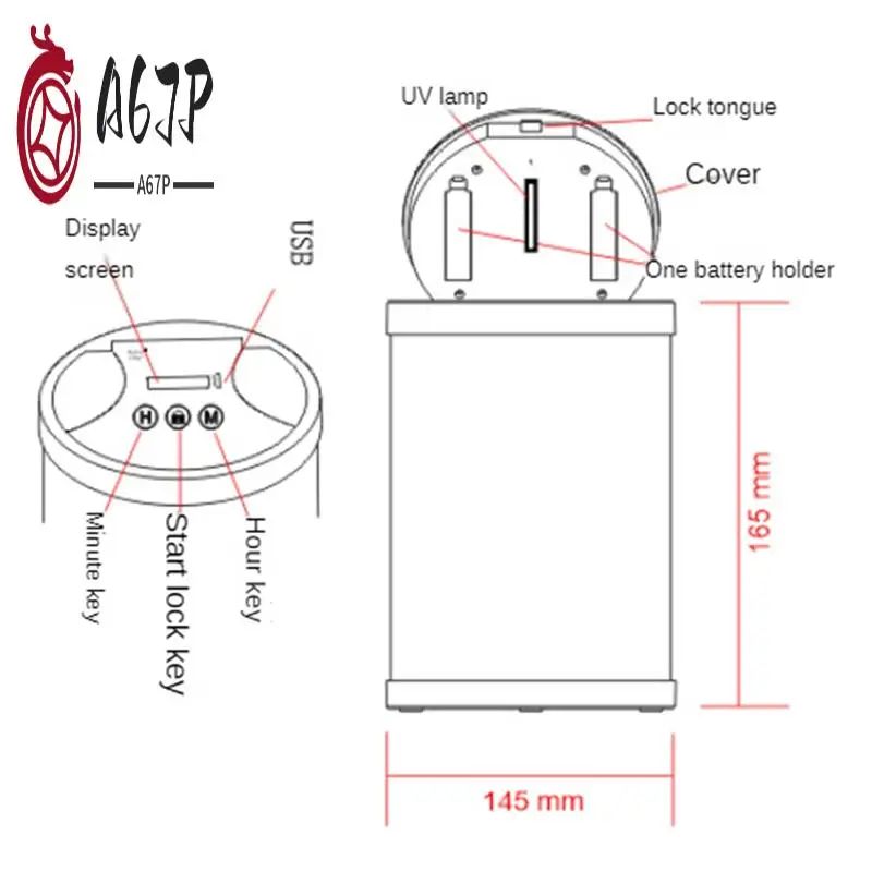 

A67P-электронный ящик с замком времени, контейнер с таймером, многофункциональный ящик с замком времени, ящик для игрушек, мобильных телефонов