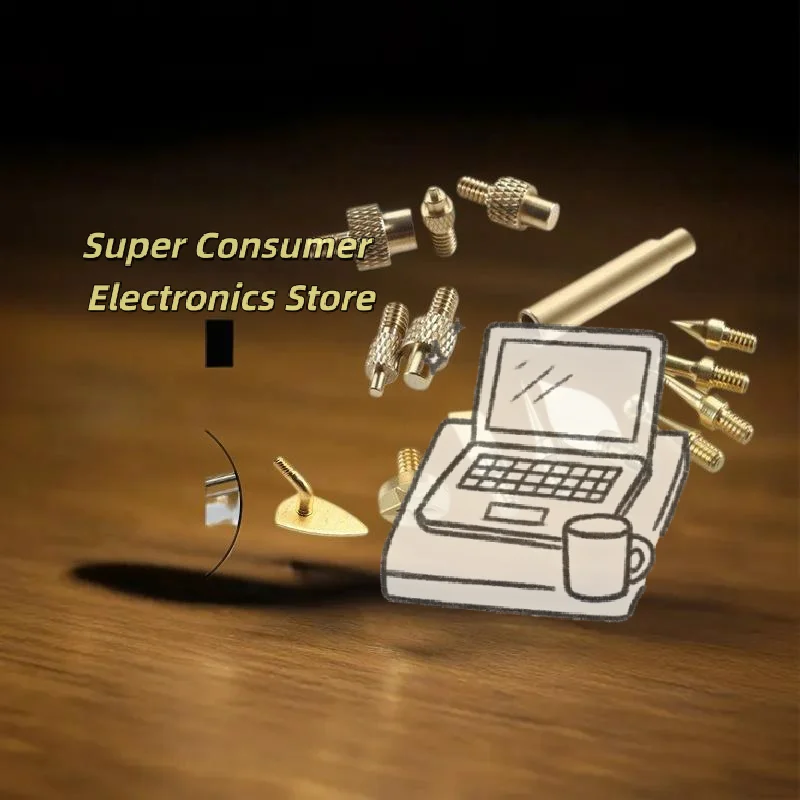 7/9/10Pcs Heat Insert Nut Iron Tip M2 M3 M4 M5 M6 M8 Brass Thread Embedded Kit Tool For Plastic 3D Printer Soldering Iron