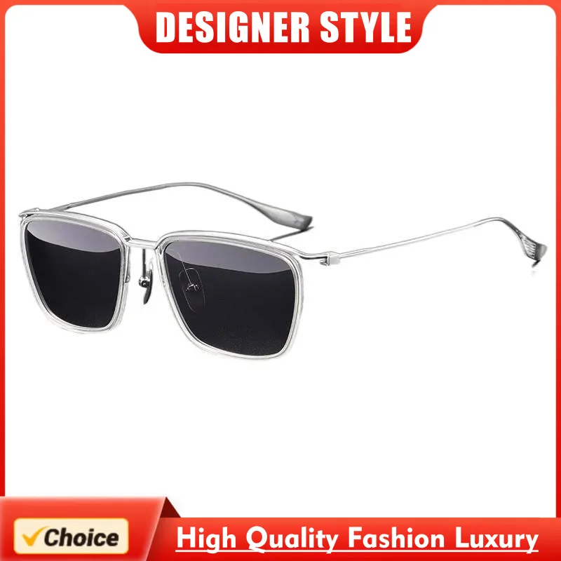 

DITA-style Retro Fashion Polarized Sunglasses Square Frame Rimless Metal Twisted Legs Unisex UV400 Protection Men Women DLX106