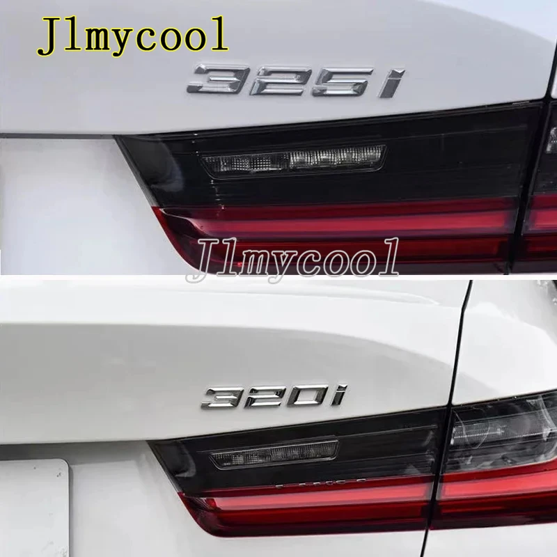 ABS Car Rear Trunk Letters Logo Badge Emblem Sticker For 3 Series 316i 320i 325i 328i 330i 335i E46 E90 E91 F30 F31 F34 G20