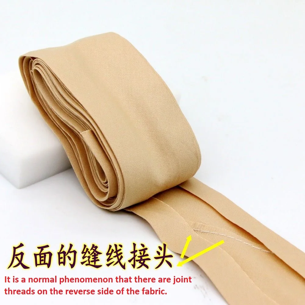 40 mm x 5 m pro Rolle Baumwoll-Schrägband - Extra breites Faltband für DIY-Handarbeiten - Strapazierfähiges Stoffband – Detail 8