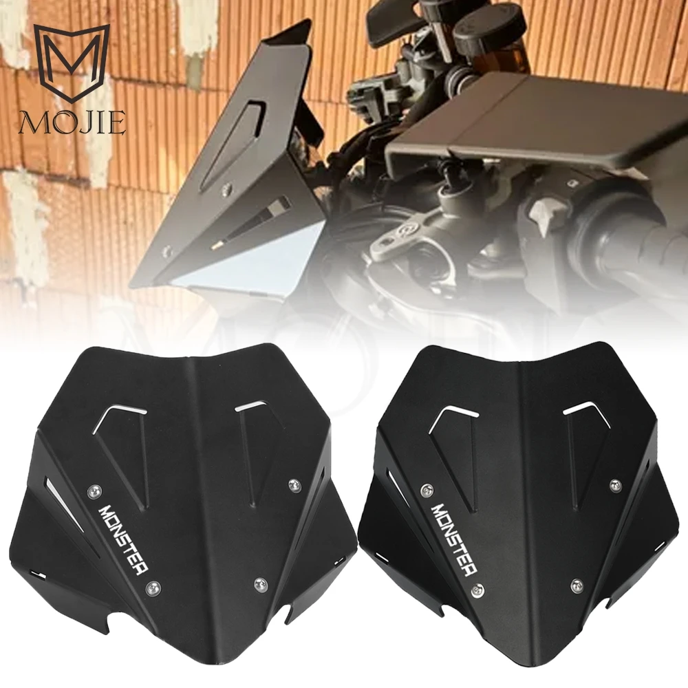 

For DUCATI MONSTER 937 Plus 2021 2022 2023 2024 MONSTER937 Motorcycle Accessories Windshield Windscreen Wind Shield Deflector