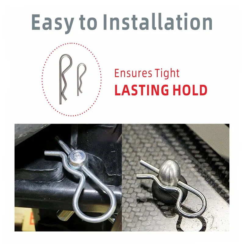 Metal Wave R-type Insurance Safety Hardware Fasteners, Used for Repairing Waveform Fixed R-shaped Pins of Automotive Fasteners