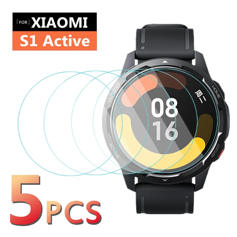 Vidrio Templado Premium 9H para Xiaomi Watch S1 Active Clear Smart Watch, película protectora de pantalla, accesorios para Mi Watch S1Active