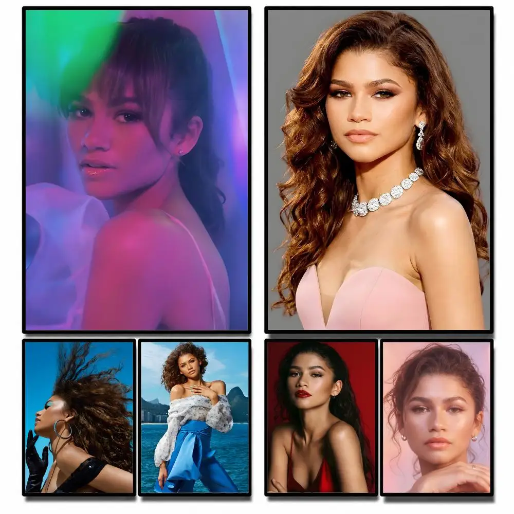 Actor Zendaya Poster High-definition  stickers, suitable for bedroom, living room, home decoration