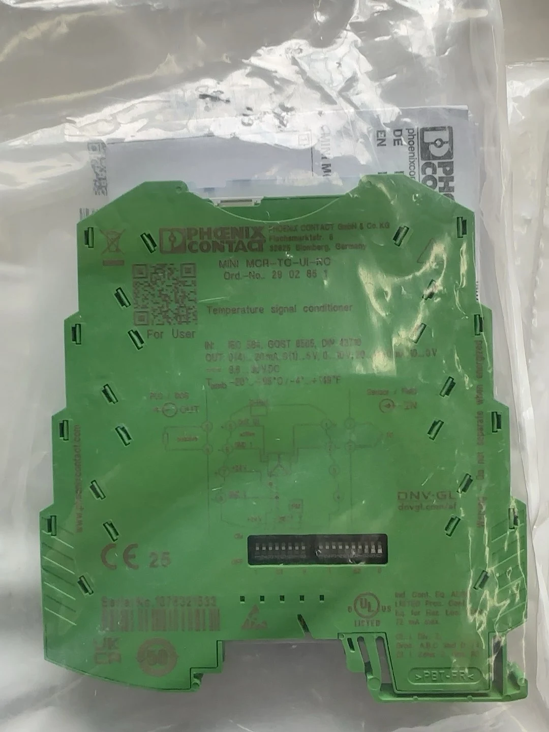 Phoenix, Thermocouple Measurement Transmitter MINI MCR-TC-UI-NC High Quality