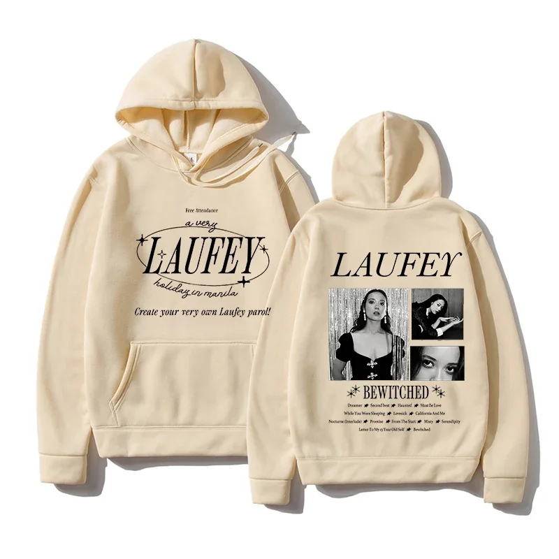 

Laufey The Bewitched Tour Hoodie Fashion Men/Women Harajuku Hip Hop Hoodies Unisex Autumn Winter Vintage Pullovers Sweatshirts