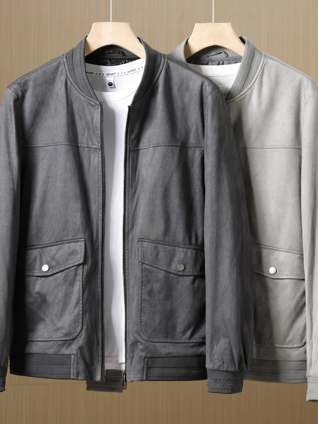 

Мужская куртка с бейсбольным воротником, повседневная рабочая одежда с защитой от меха, топ Quali Faionable, осенняя новинка, подставка из полиэфирного волокна