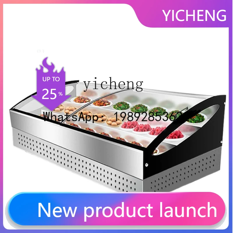 

Настольный трехъярусный холодильный шкаф-витрина ZSG из нержавеющей стали для коммерческого использования