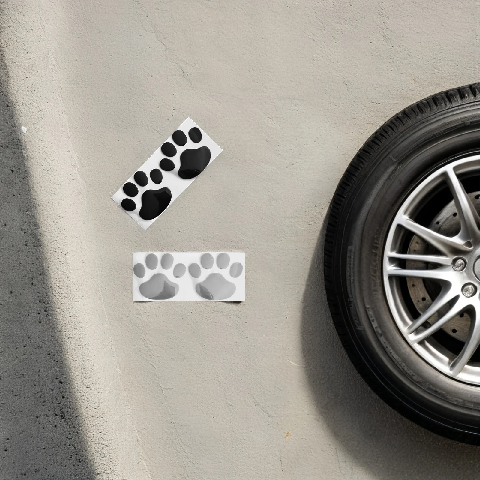 

8Pairs Dog Paw Car Stickers Scratch Repair Cute Paw Print Decals Car Truck Suv Decoration Pet Footprint Sticker
