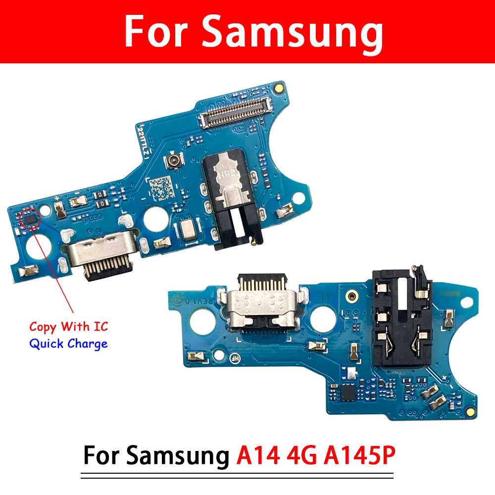 Usb Charger Port Flex Cable For Samsung A14 4G A145P Charging Board Module Fast Charge