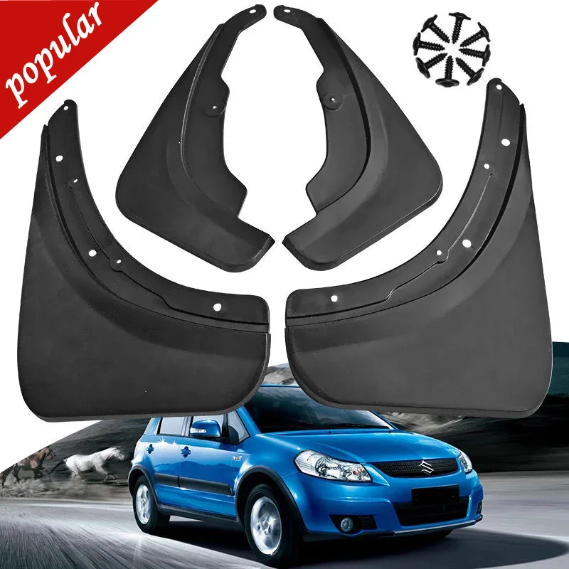 Mudguard For Suzuki SX4 2008 Hatchback 2007~2013 Fiat Sedici GY EY RW Mud Flaps Splash Guards Fender Flare Guard Car Accessories