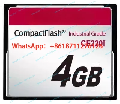 Carte CF Transcend 4 Go TS4GCF220I, large plage de température, qualité industrielle, 220I