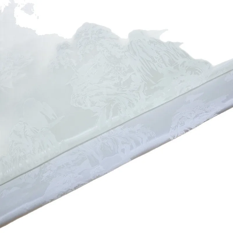 This is a 135CM wide cheongsam and Hanfu fabric made of blend Sambo satin jacquard silk