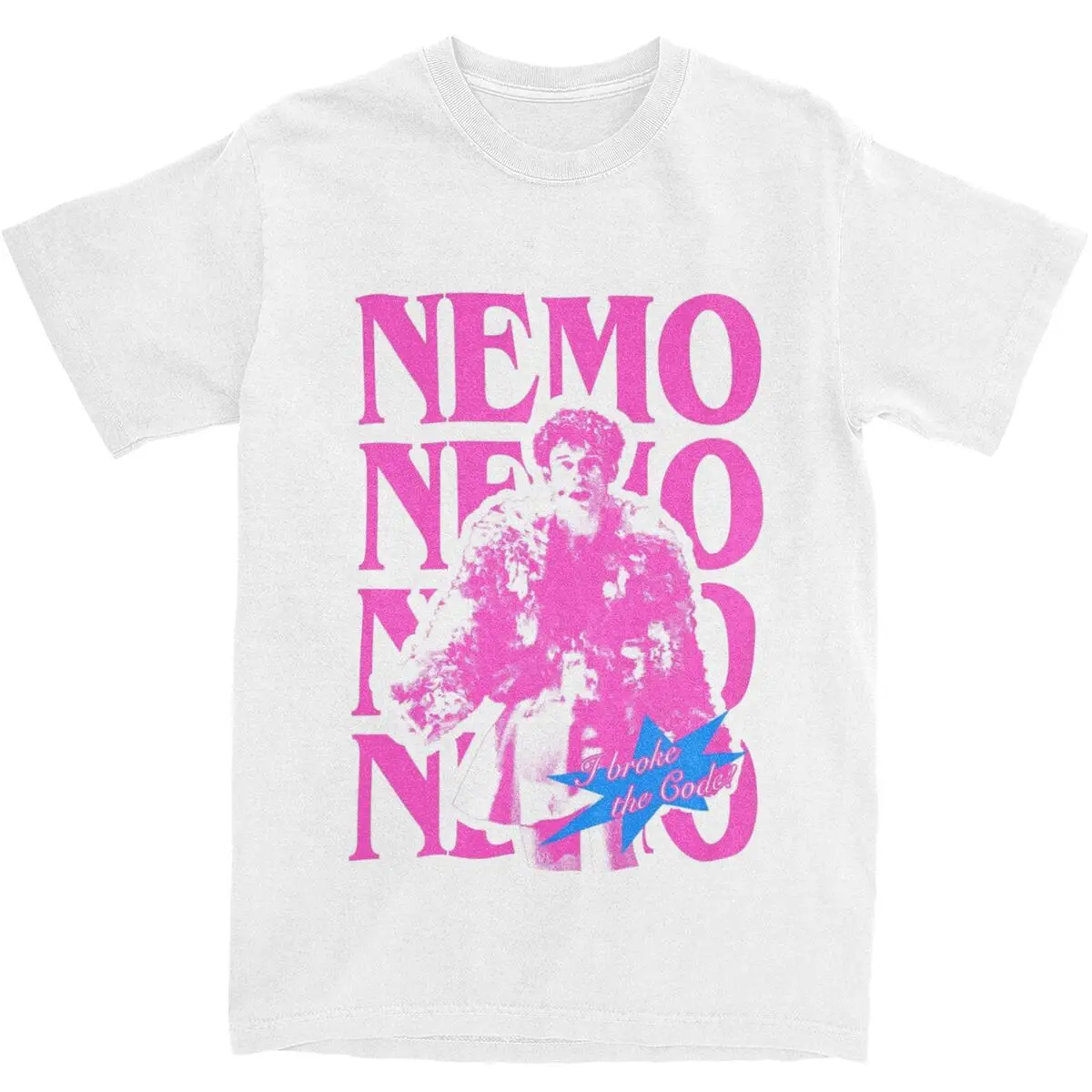 Футболка мужская хлопковая с коротким рукавом, с принтом 