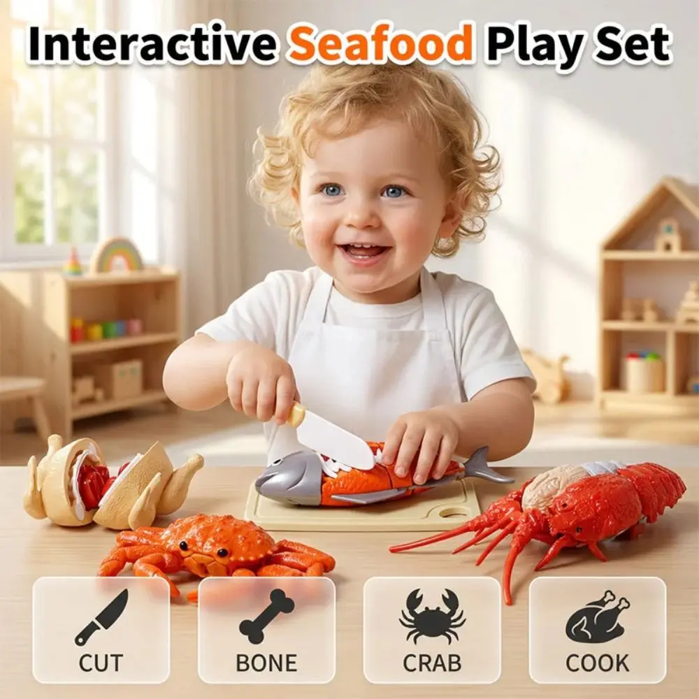 New Detachable Play Cutting Food Set Peelable Sliceable Kitchen Play Food with Storage Bucket Food Set Parent Unisex Game