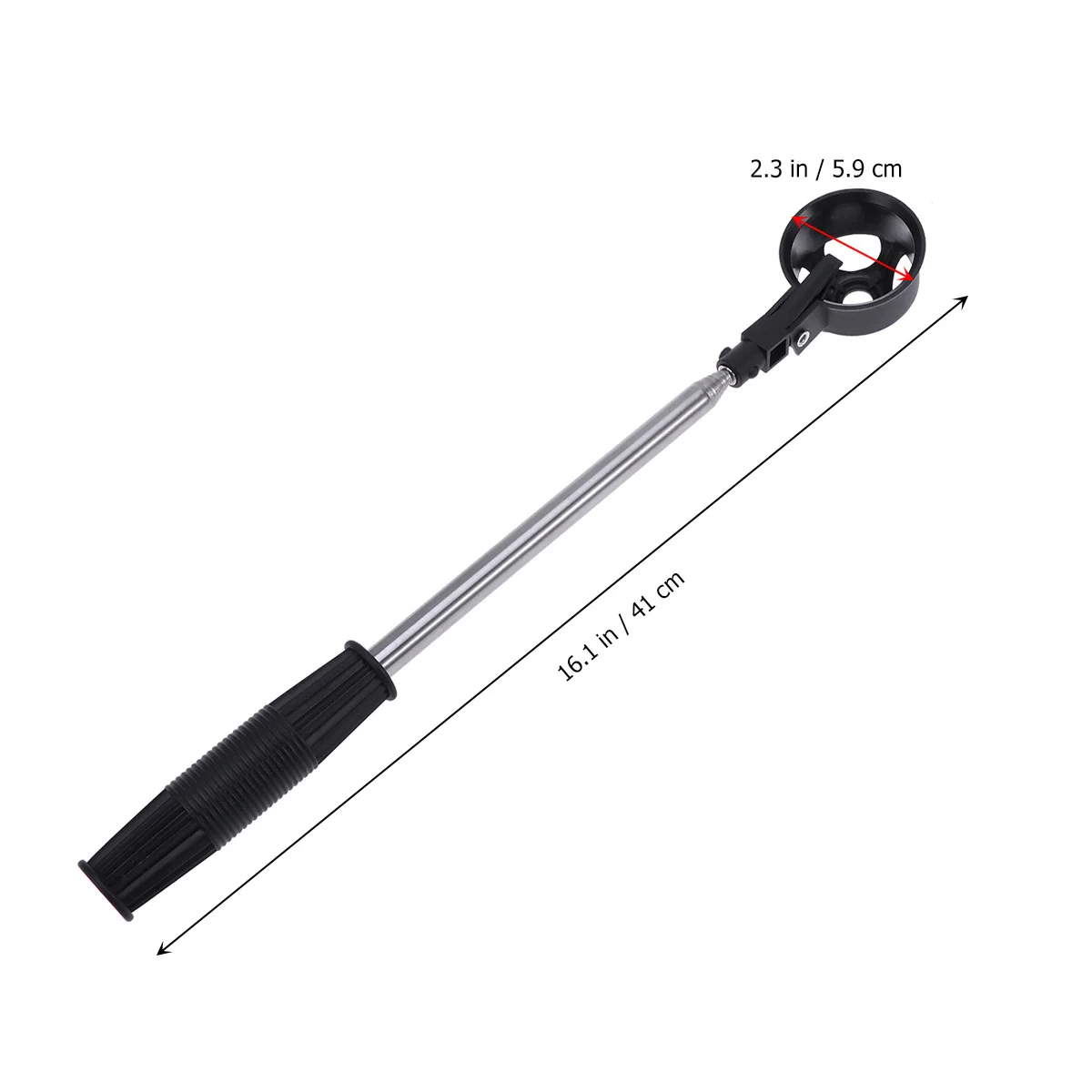 

1pc Meter Telescopic Steel Shaft Lightweight Golf Training Tool Ball Retriever Ball Grabber Grabber Retriever