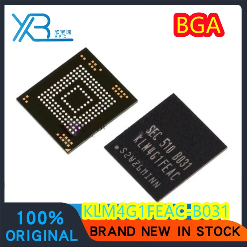 

(1/20 pieces) KLM4G1FEAC-B031 small size BGA153 ball EMMC 5.0 4GB memory IC new original spot delivery fast