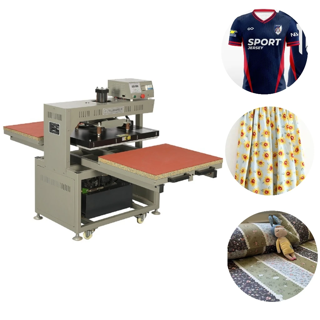 DSMC 100x120cm Hydraulic Large Format Heat Press Machine for Sublimation Printing and Rhinestone Transfer with Motor 220V/380V