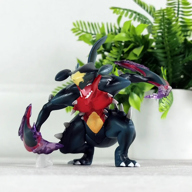 جديد حار لامعة ميجا Garchomp 1/20 PokéMon أنيمي لعبة الأجهزة الطرفية لامعة الشكل سطح المكتب الحلي لعبة مجسمة الأولاد الهدايا #6