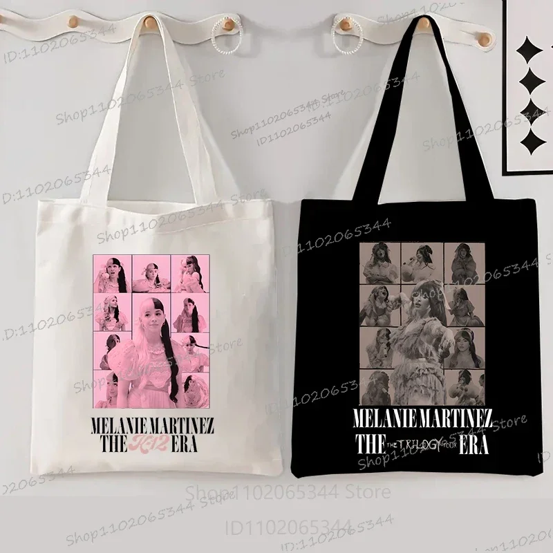 Melanie Martinez Singer Printing Women's Handbags The Trilogy Tour Graphic Shoulder Bag The K-12 Era Women Men Funny Tote Bags