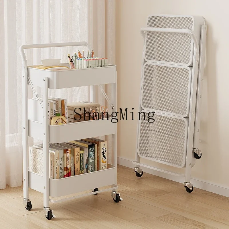 SM Home Detachable Rack Multi-Tier Organizer Table Foldable Storage Kitchen Bathroom Cart