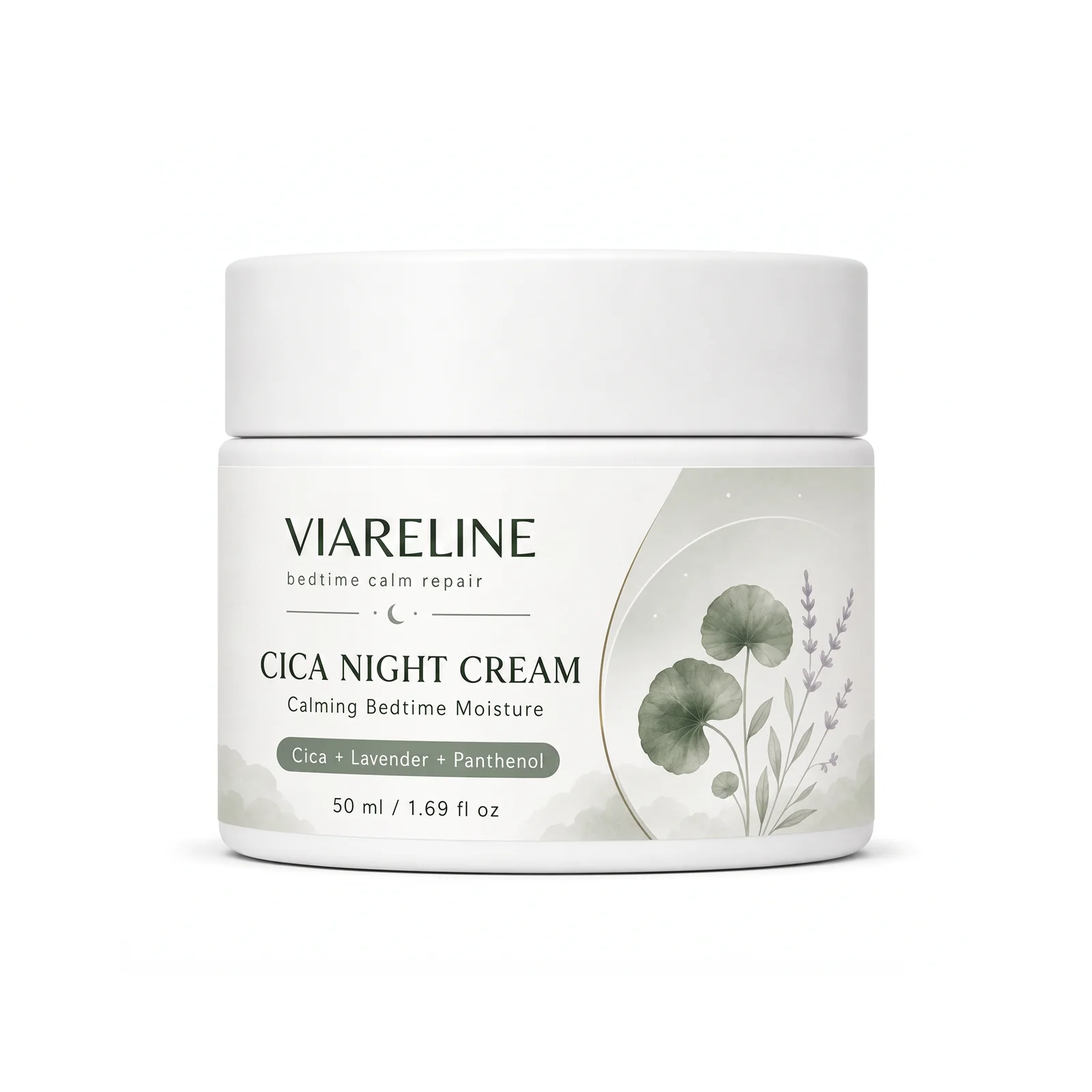 Centella Asiatica Night Cream Instant Firming Reduce Fine Lines Sooth Dry Rough Relieve Redness Deep Hydration Face Moisturizer