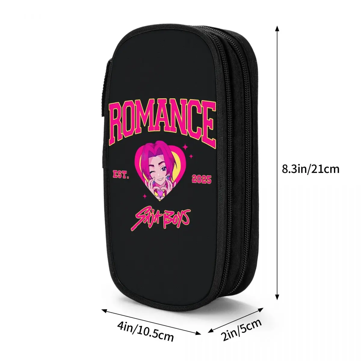 Kawaii مقلمة رومانس ساجا بنين Kpop شيطان الصيادين صندوق القلم العودة إلى المدرسة مقلمة صبي فتاة سستة منظم قرطاسية #2