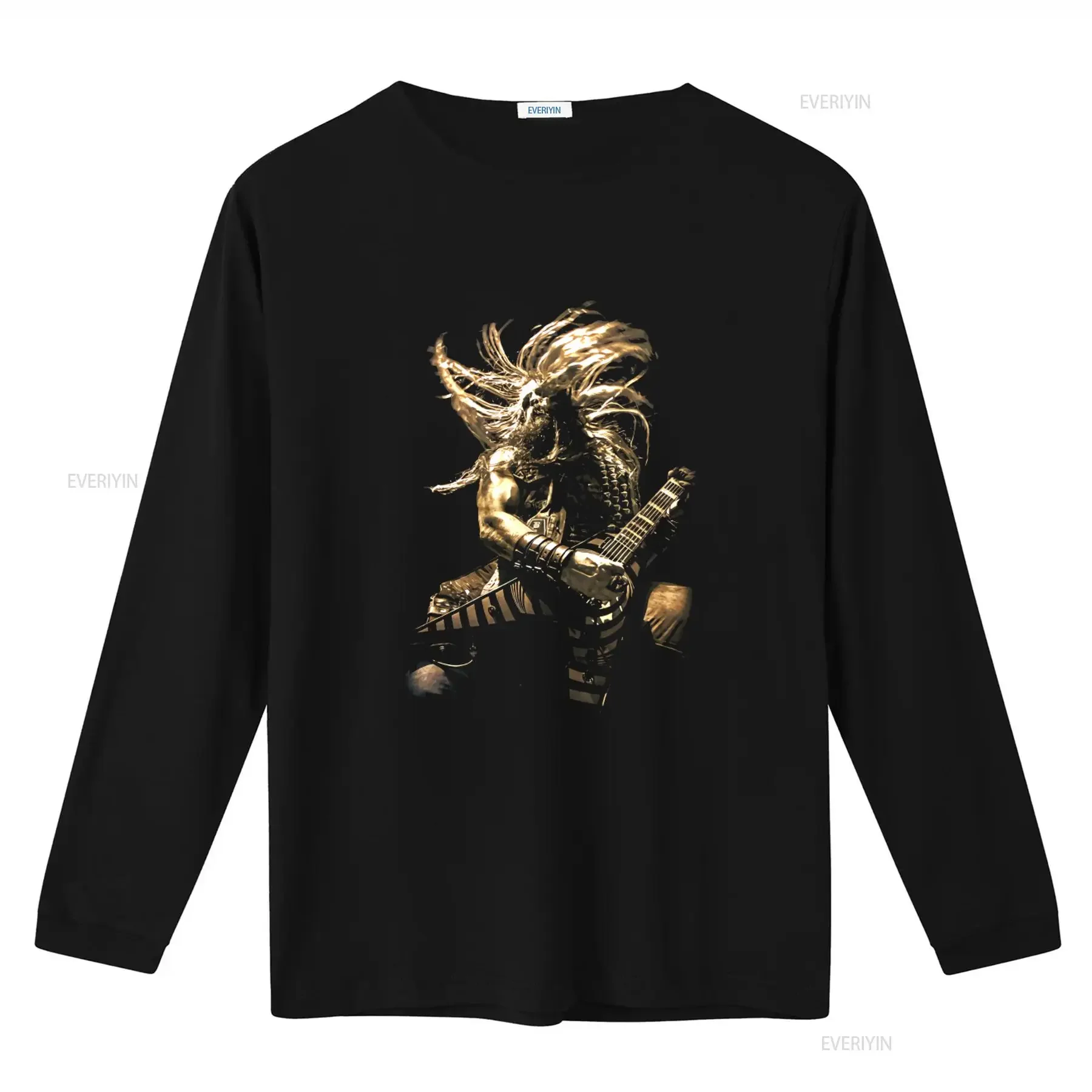 Authentic Black Label Society Zakk Wylde Metal Ozzy Rock Guitarist Print T shirt YYP6 vintage Washed Breathable Versatile