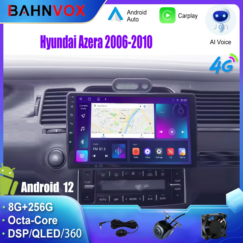 

Android Car Radio GPS Navigation Multimedia Video Player for Hyundai Azera 2006 2010 Stereo Tape Recorder Screen Head Unit