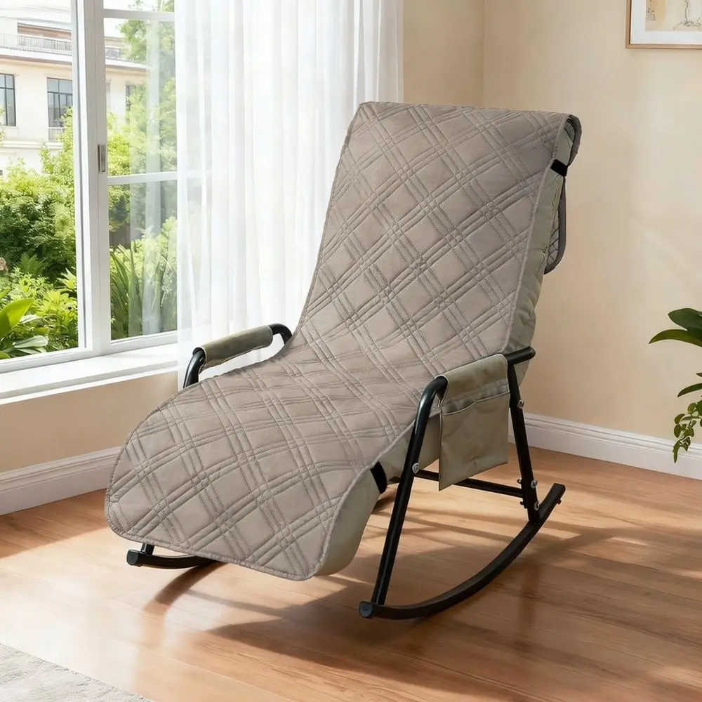 Stain Resistant Single Sofa Cover Non Slip Recliner Seat Pad Durable Polyester Mat For Furniture Surface Protection